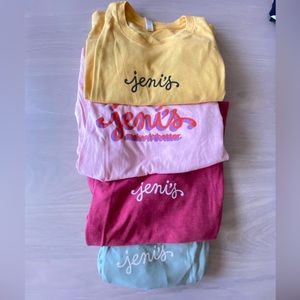 4-for-1 Jeni’s Splendid Ice Cream, limited edition tees!!
